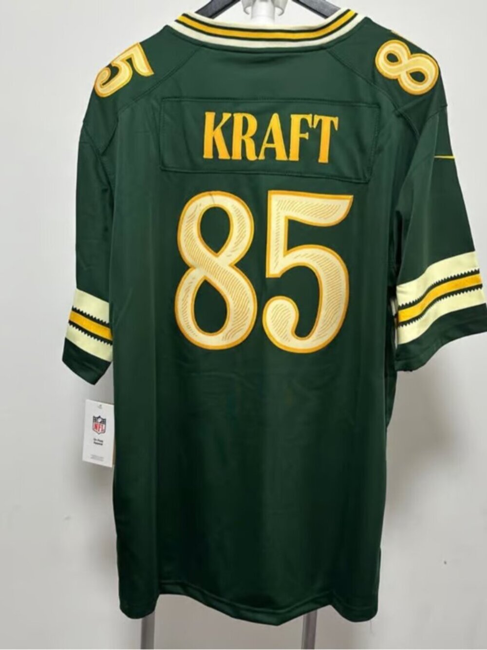 Tucker Kraft Green Stitched Jersey Vapor